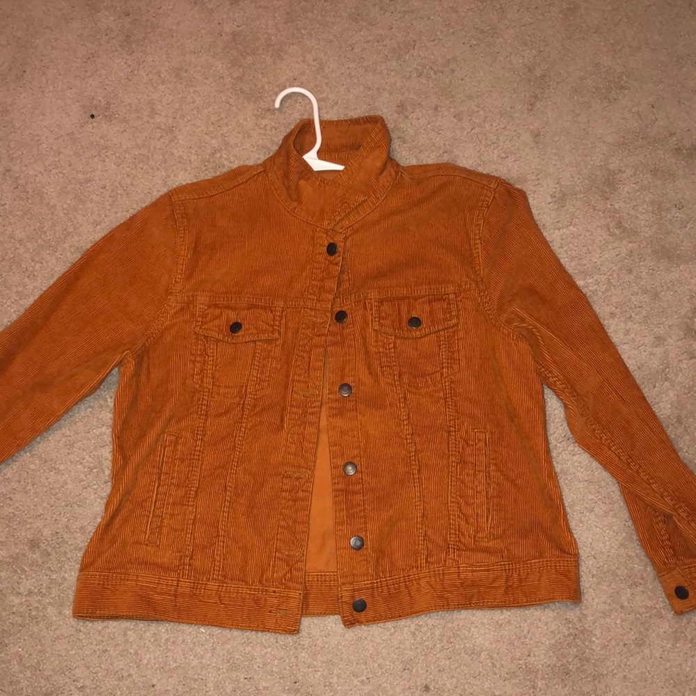 Mustard velvet Jean jacket